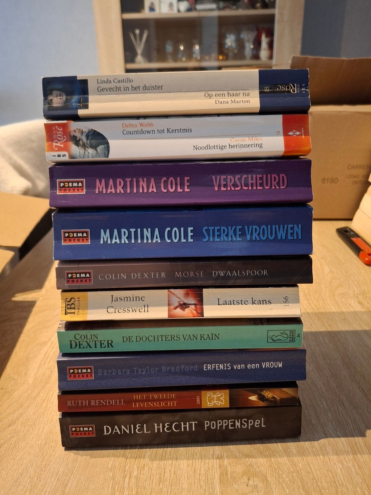 Lot van 10 boeken, Enlèvement
