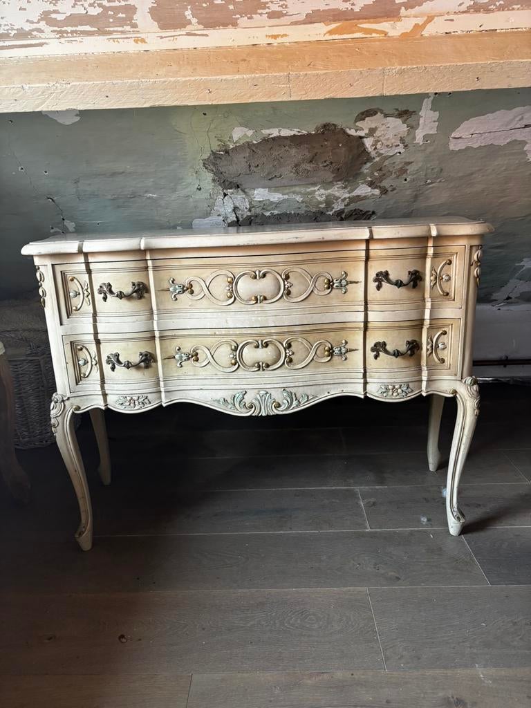 Brocante landelijk kastje mer originele patine, Huis en Inrichting, Ophalen, Gebruikt