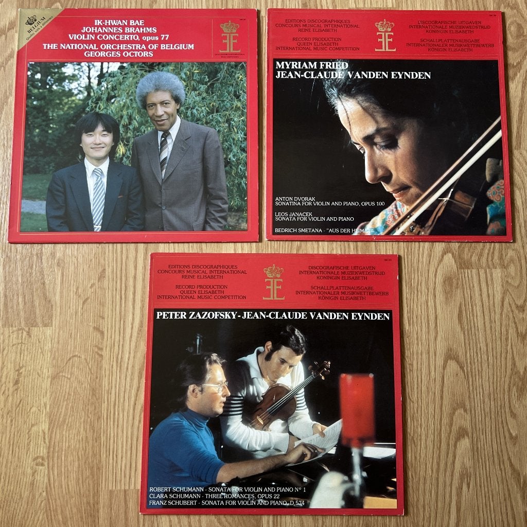 Collectie LP's / boxen Koningin Elisabethwedstrijd, Enlèvement ou Envoi, Comme neuf, LP
