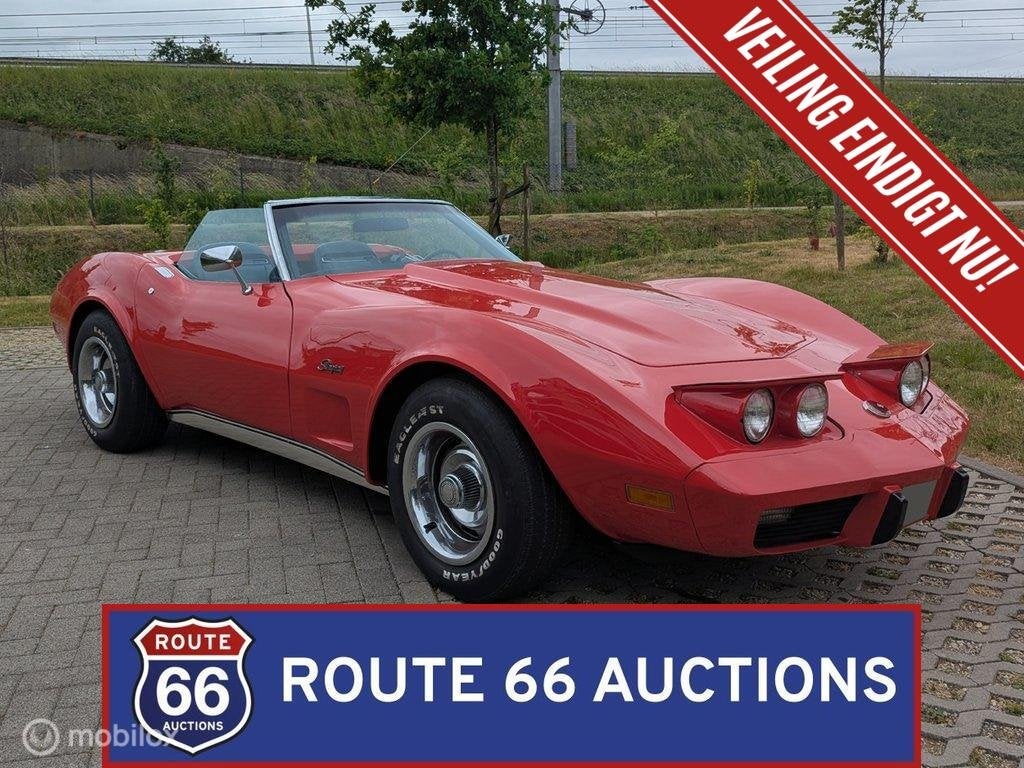 Chevrolet Corvette C3 Stingray Cabriolet | 1975 | Route 66 A, Achat, Entreprise, Chevrolet, Boîte manuelle