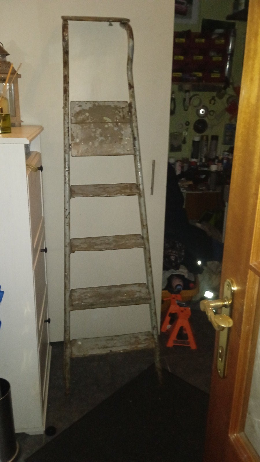 grande escabelle de 1,8m avec tablette supérieure, Bricolage & Construction, Enlèvement