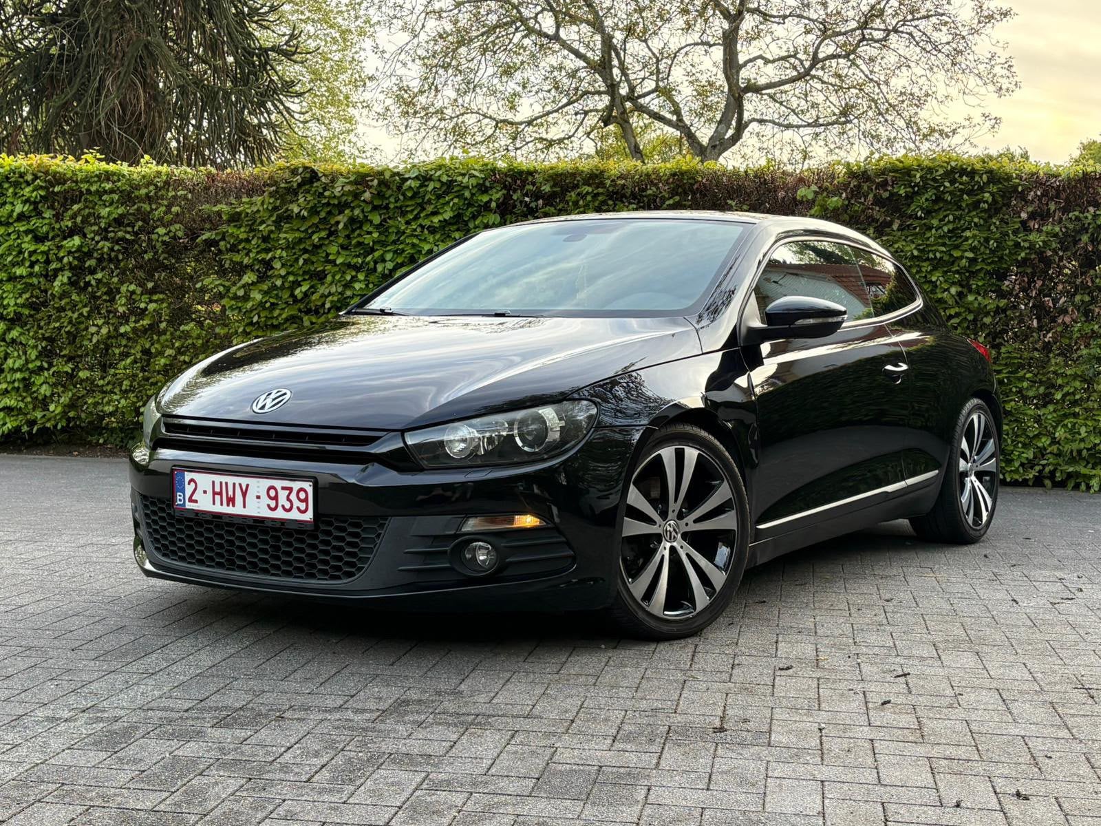 Volkswagen scirocco, Auto's, Zwart, Zwart, Sportstoelen, Particulier