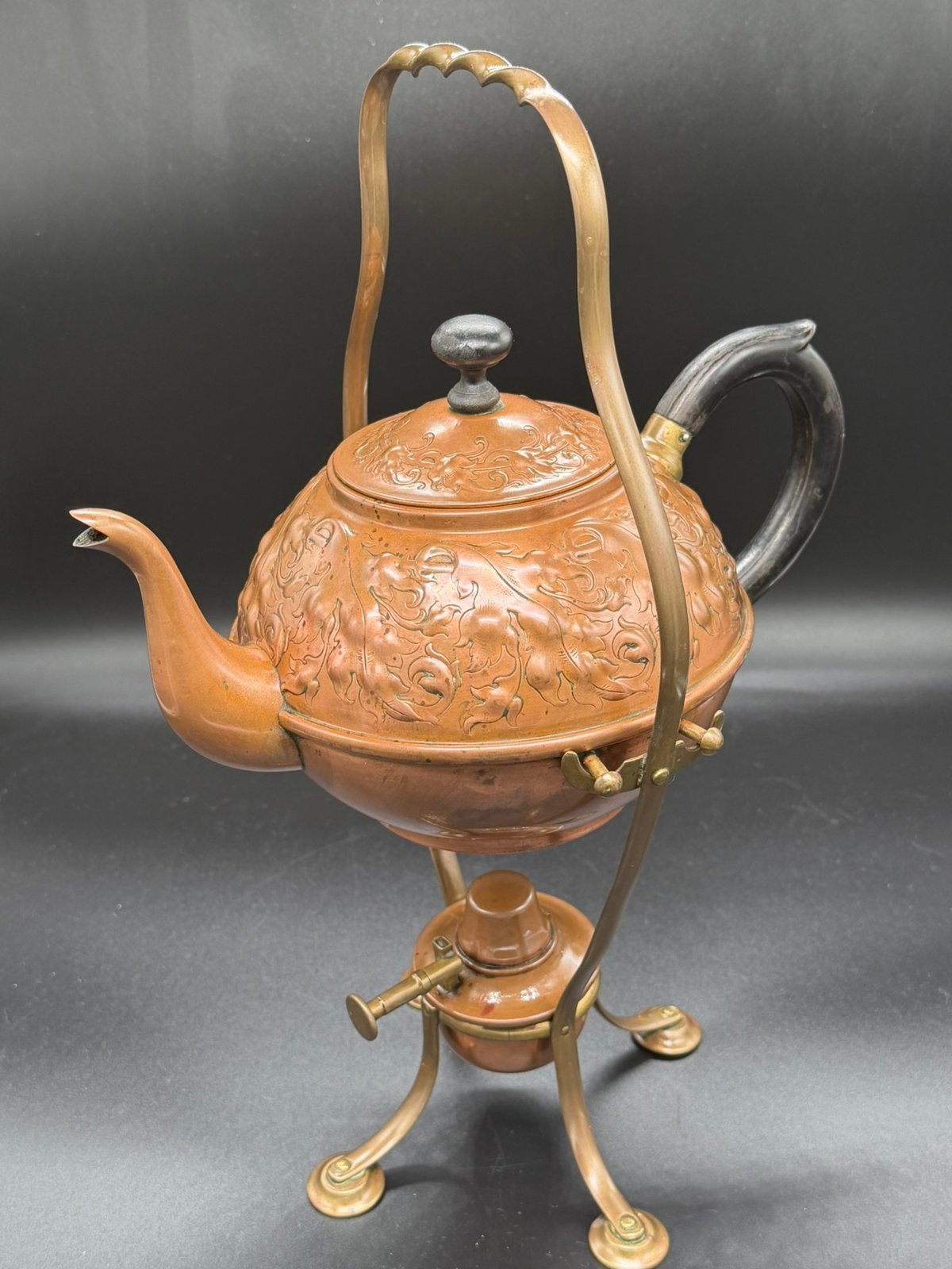 Carl Deffner Esslingen - Theepot - Jugenstil Art Nouveau, Ophalen of Verzenden, Koper
