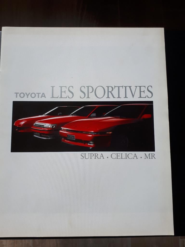 TOYOTA SPORTWAGENS  SUPRA - CELICA - MR  3/87, Ophalen of Verzenden, Nieuw, Toyota