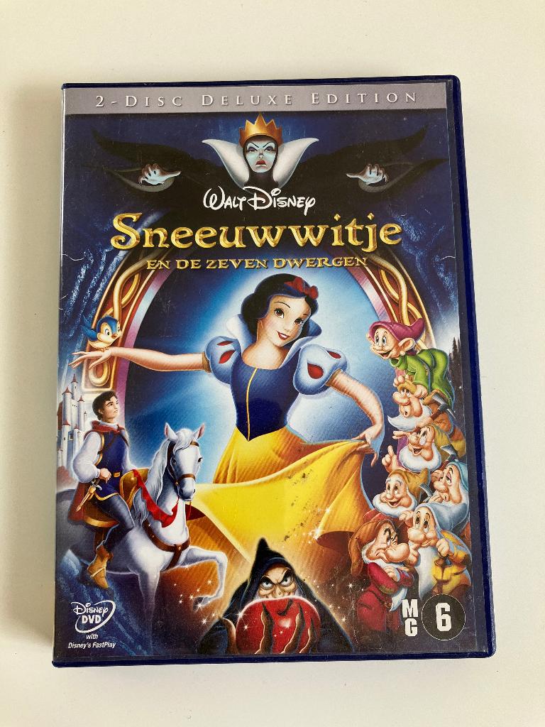 DVD Disney - sneeuwwitje en de zeven dwergen, Ophalen of Verzenden, Zo goed als nieuw