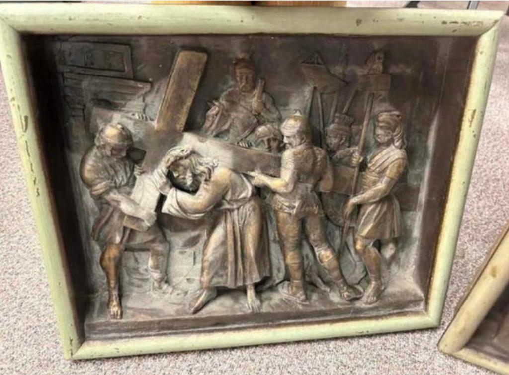 Cadres religieux Bas relief, Enlèvement