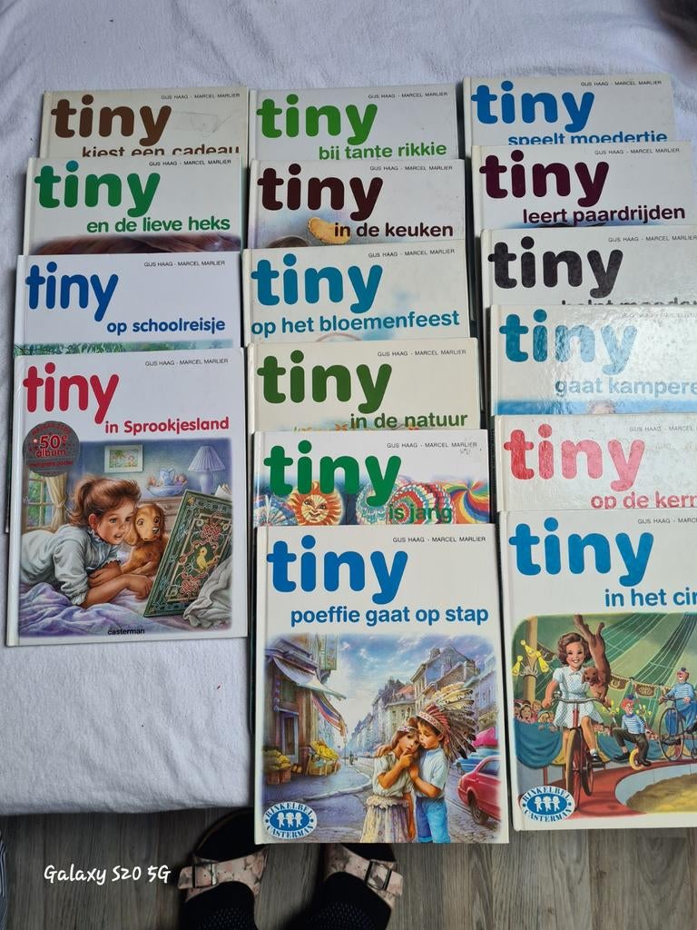 Tiny boeken te koop of ruilen voor de oude reeks, Ophalen