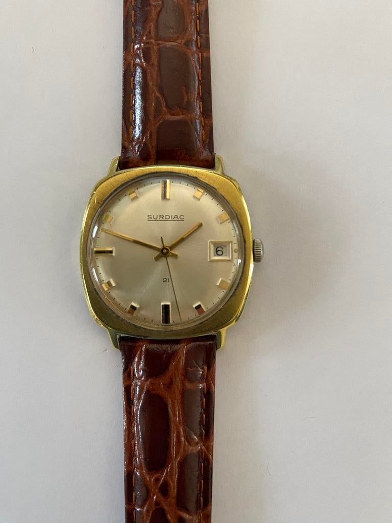 Ancienne montre Suisse plaquée or, Enlèvement, Or