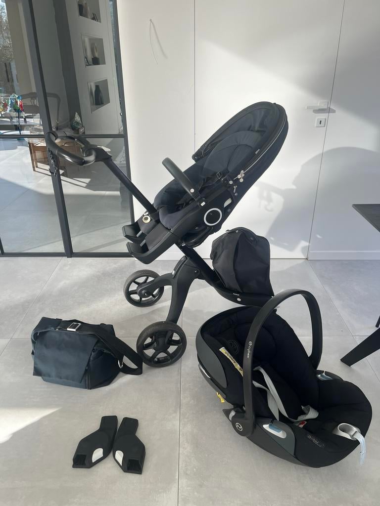 Stokke Xplory Koets + Cybex Maxi-Cosi, Kinderen en Baby's, Kinderwagens en Combinaties, Zo goed als nieuw, Maxi-Cosi, Ophalen