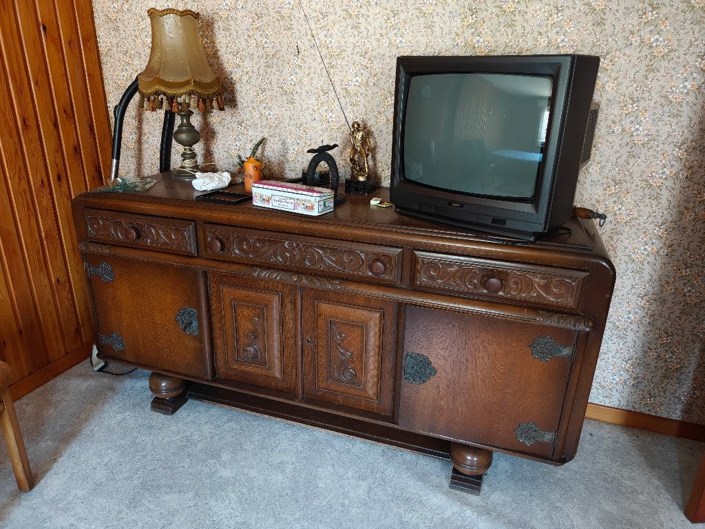 Antieke dressoir te koop, Ophalen, Gebruikt, Met deur(en)