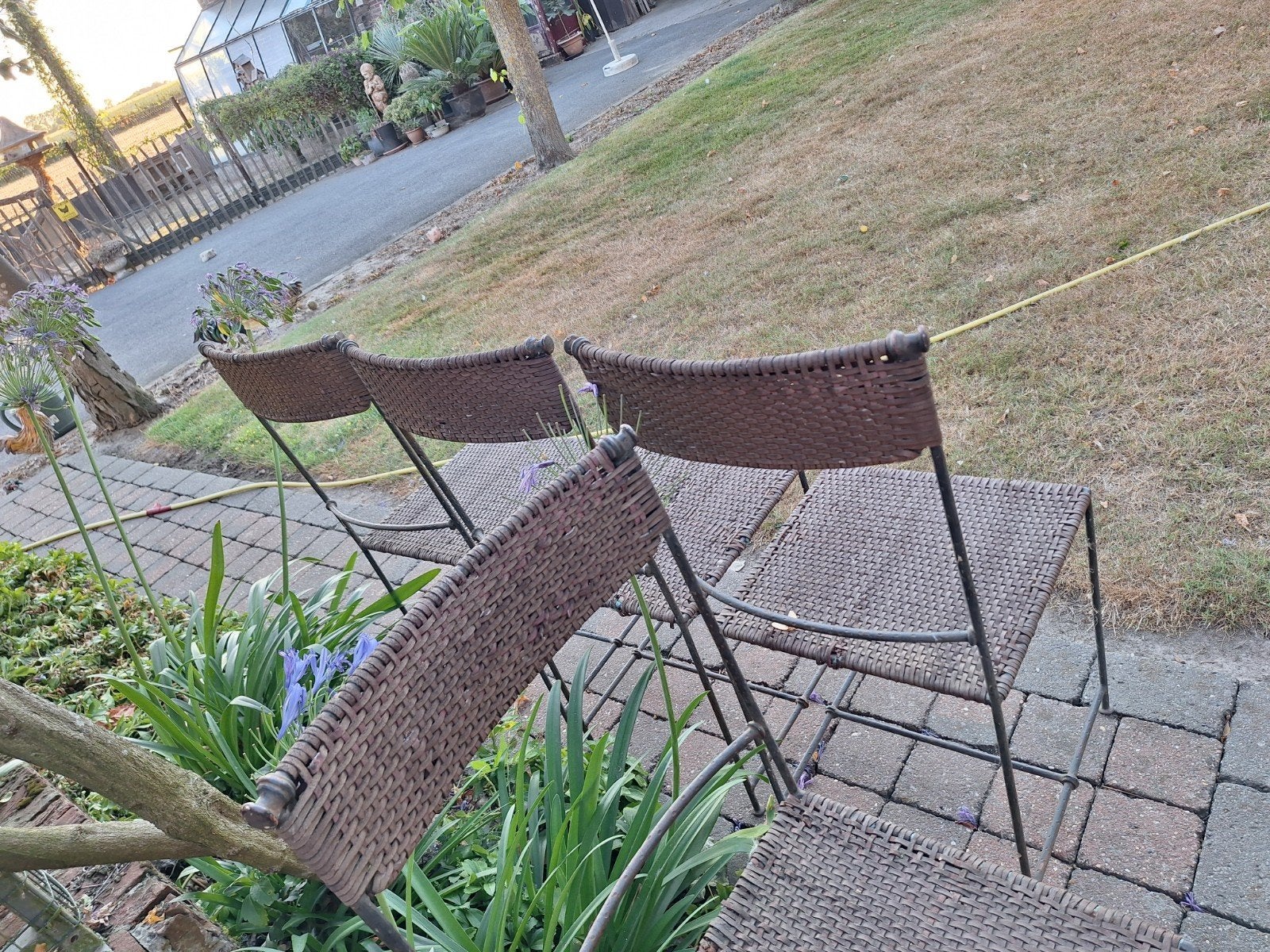 decoratieve ijzeren tuinstoelen, Tuin en Terras, Ophalen