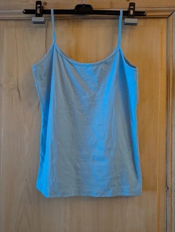 Zara : Nieuw blauw spaghettitop topje maat L, Blauw, Maat 42/44 (L), Nieuw, Ophalen of Verzenden