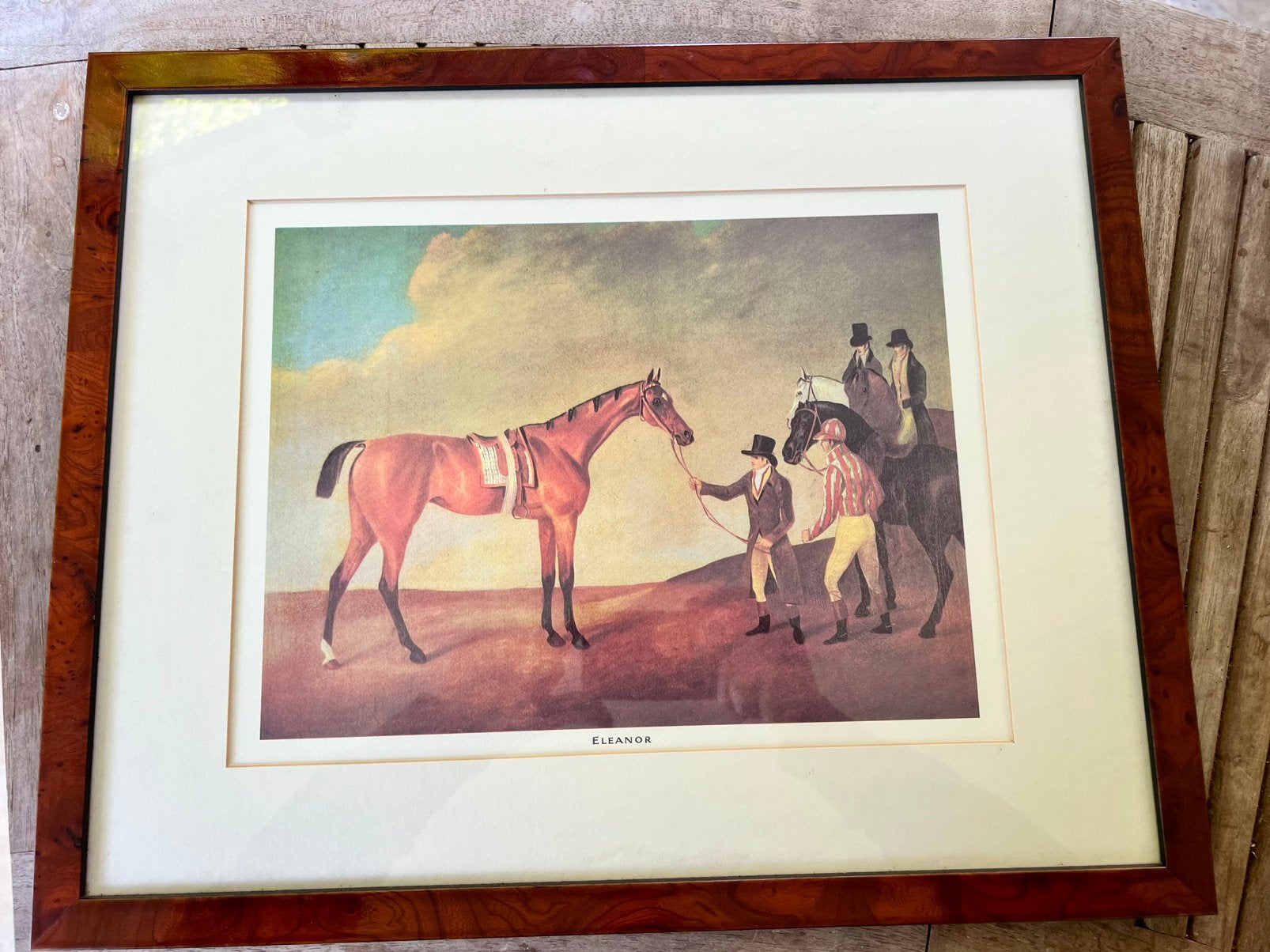 Klassieke Paardenprent "Eleanor" – Edwin Cooper, Ingelijst, Ophalen