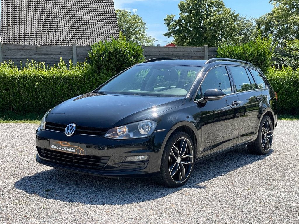 Volkswagen Golf/1.6TDI/Automaat/Clima/Cruise/Eur6b/Garantie*, Gebruikt, Euro 6, 4 cilinders, Zwart