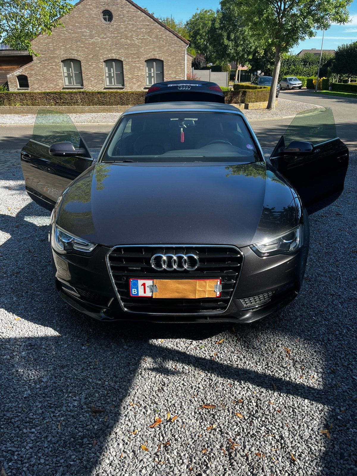 Audi A 5 cabrio Quattro s line 2.0 tfsi, Automaat, 4 zetels, Zwart, Cabriolet