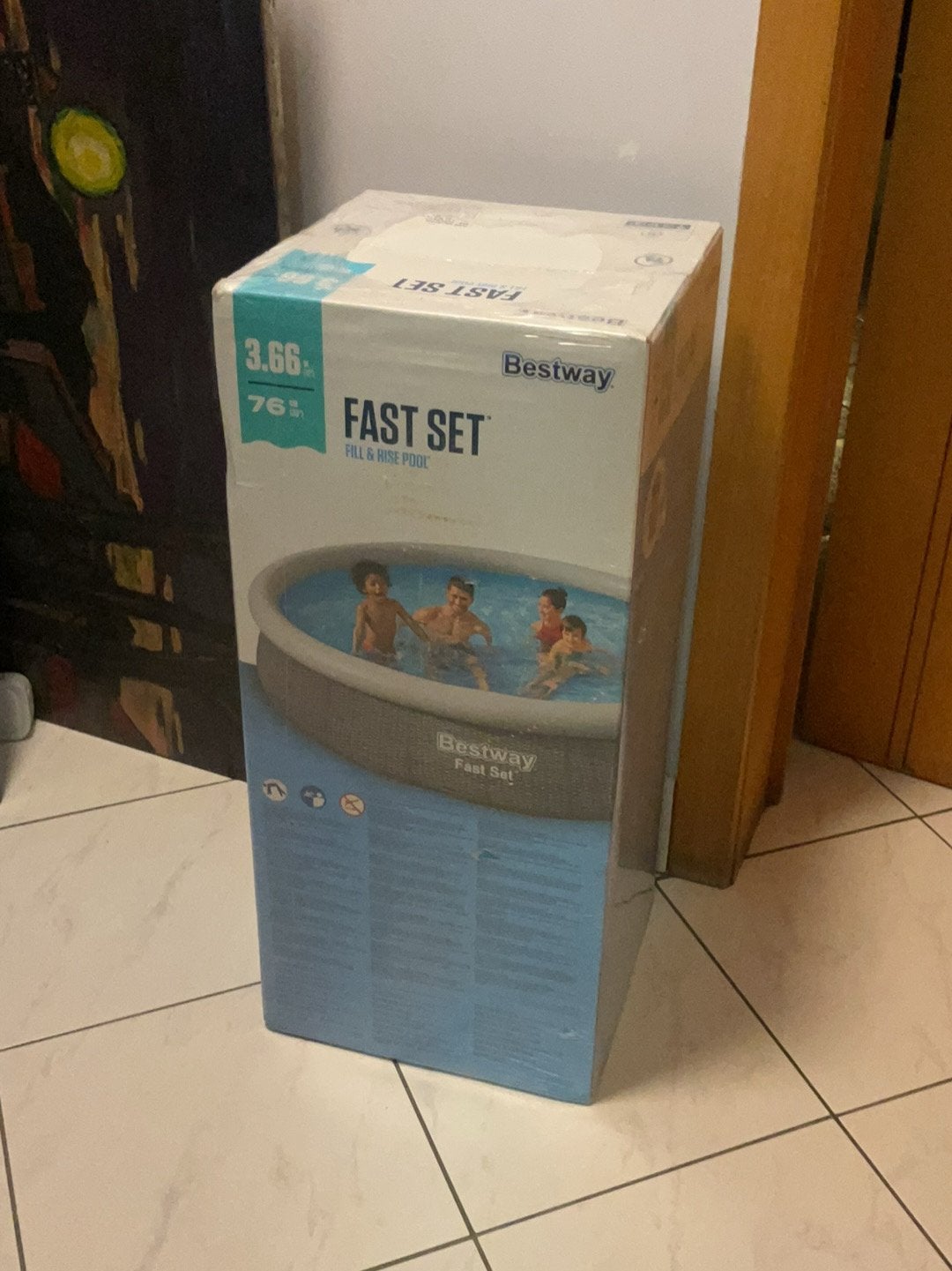 Neuve  piscine encore emballé bestway 366 sur 76, Jardin & Terrasse, Piscines, Enlèvement, Comme neuf
