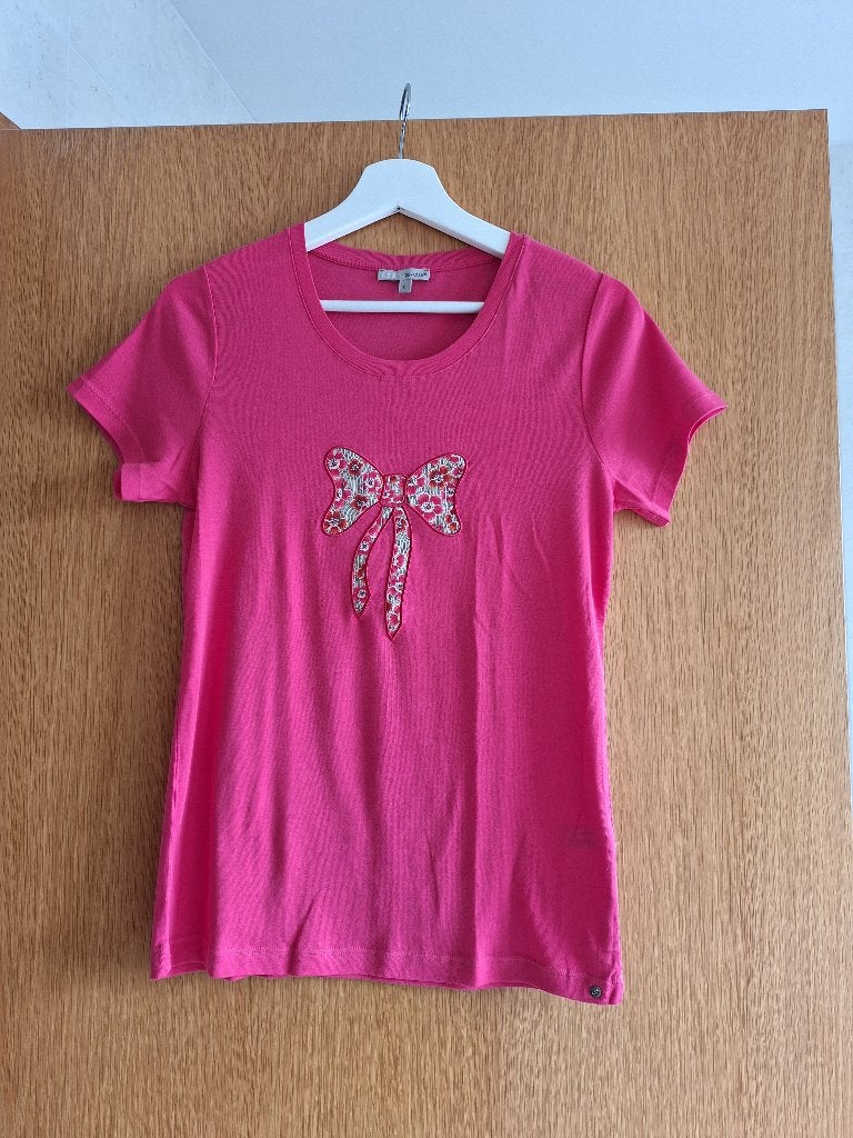 Nieuw fuchsia T-shirt La Gaviotta (maat 6), Kleding | Dames, Maat 38/40 (M), Nieuw, Ophalen of Verzenden, Korte mouw