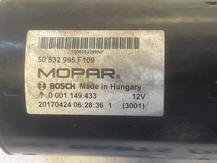 Démarreur d'un Alfa Romeo Giulia, -, 3 mois de garantie, Utilisé, Alfa Romeo