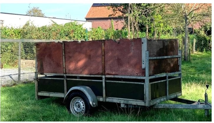 Aanhangwagen TE HUUR, Enlèvement, Utilisé