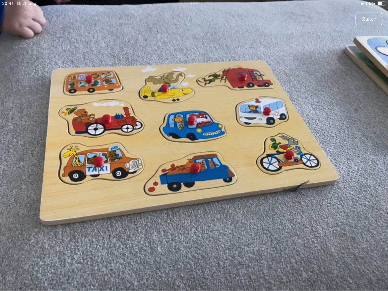 houten legpuzzel, Ophalen of Verzenden, Zo goed als nieuw