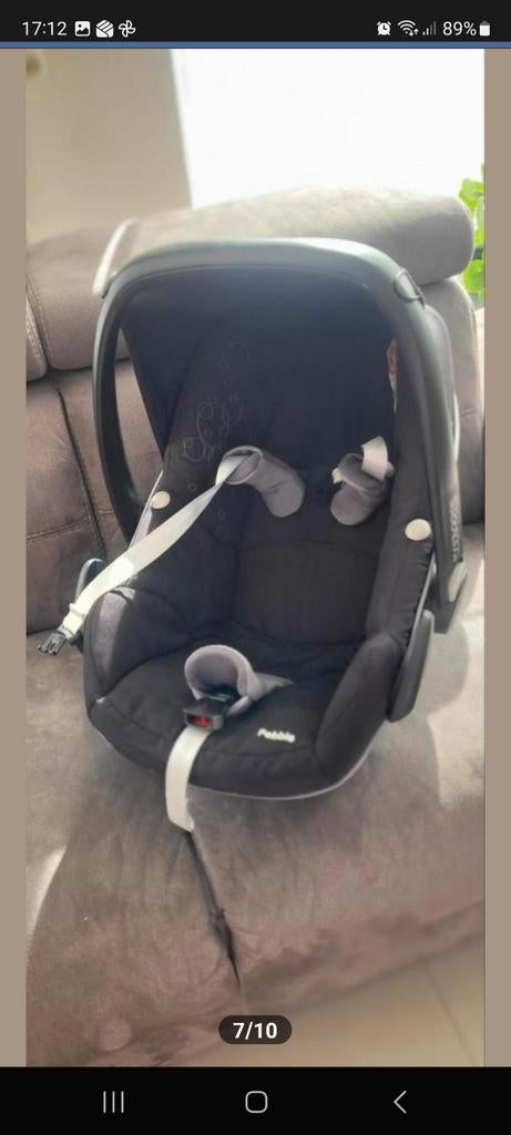 Maxi cosi pebble, Enlèvement