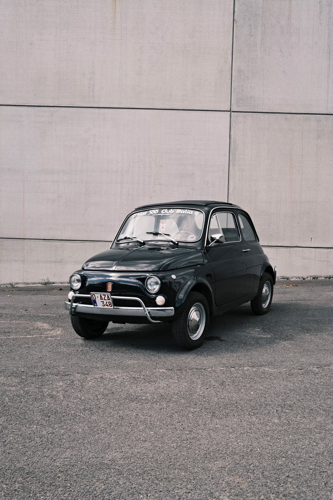 1970 Fiat 500L, Auto's, 4 zetels, Zwart, Zwart, Leder