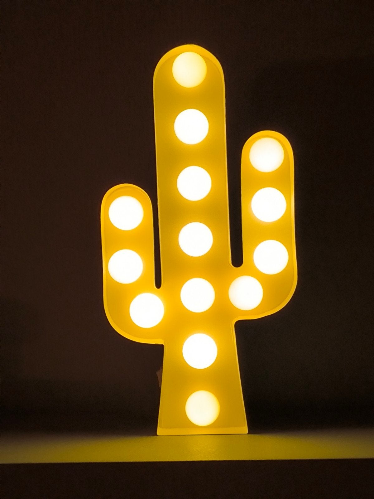 LED cactus wandlamp/sfeerlamp, Ophalen of Verzenden, Wandlamp, LED, Wit