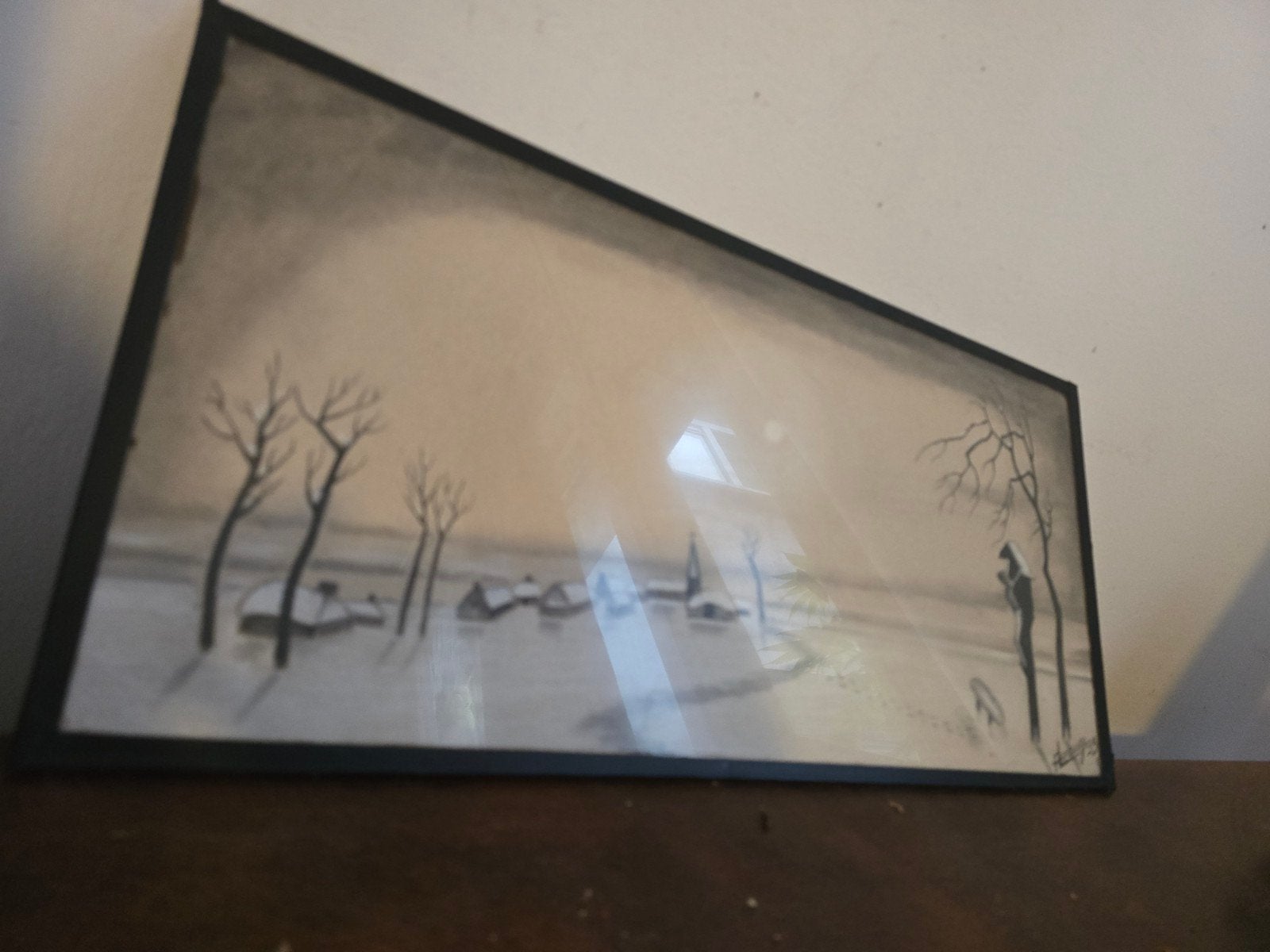 tekening in potlood, Enlèvement ou Envoi