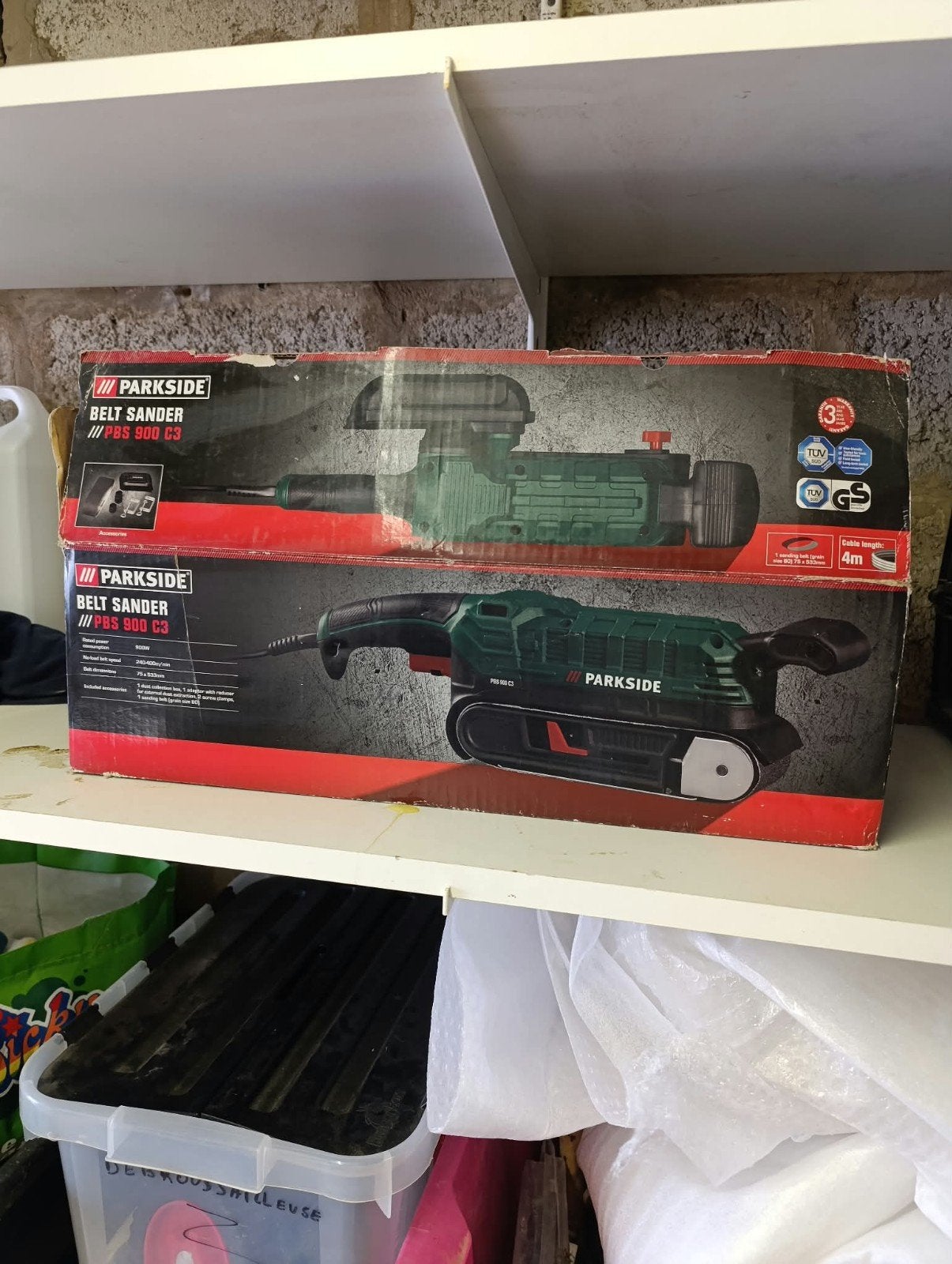 Ponceuse à bande, Bricolage & Construction, Enlèvement, Utilisé, 1200 watts ou plus, Ponceuse à bande