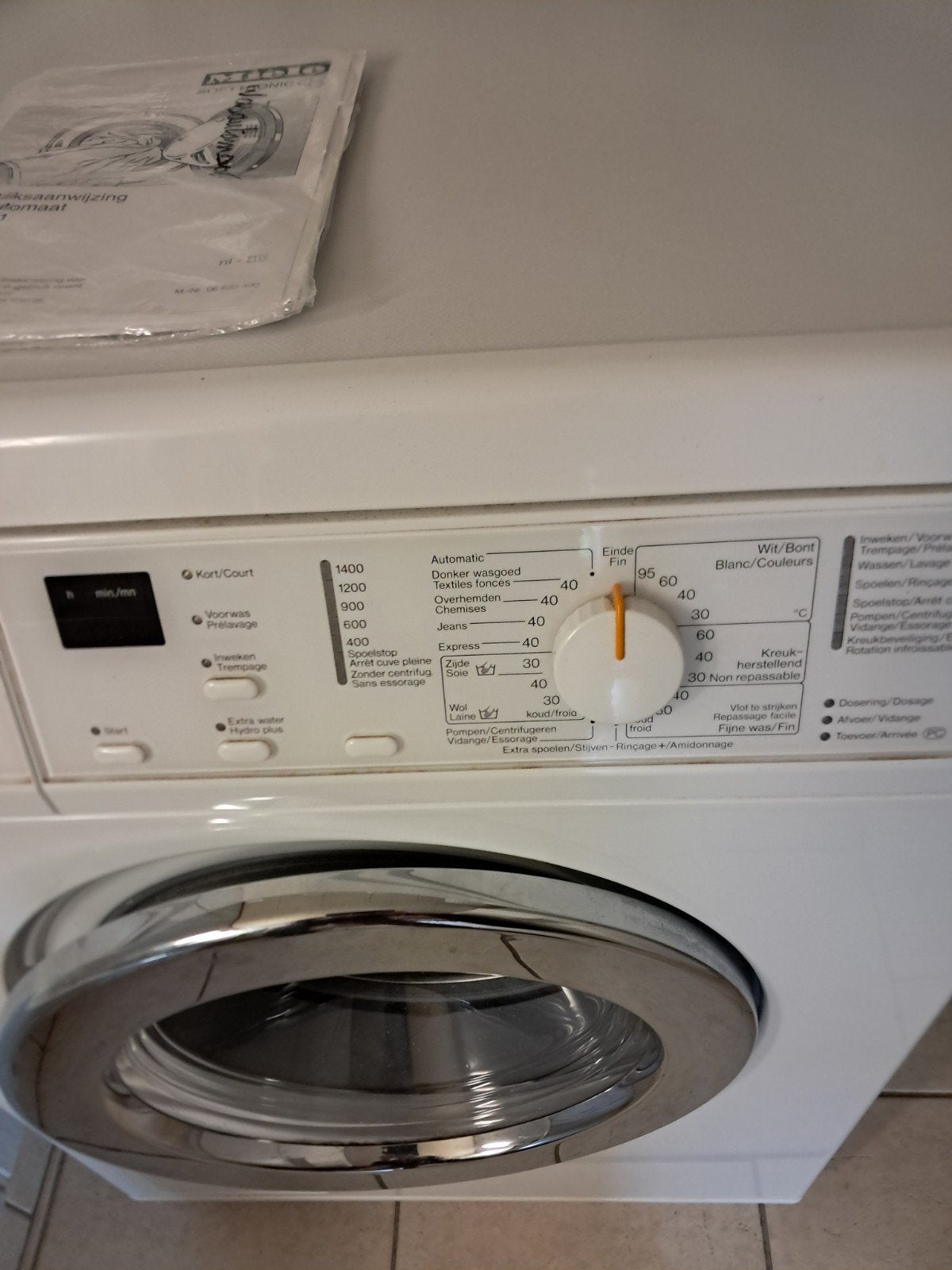 Wasmachine Miele, Enlèvement