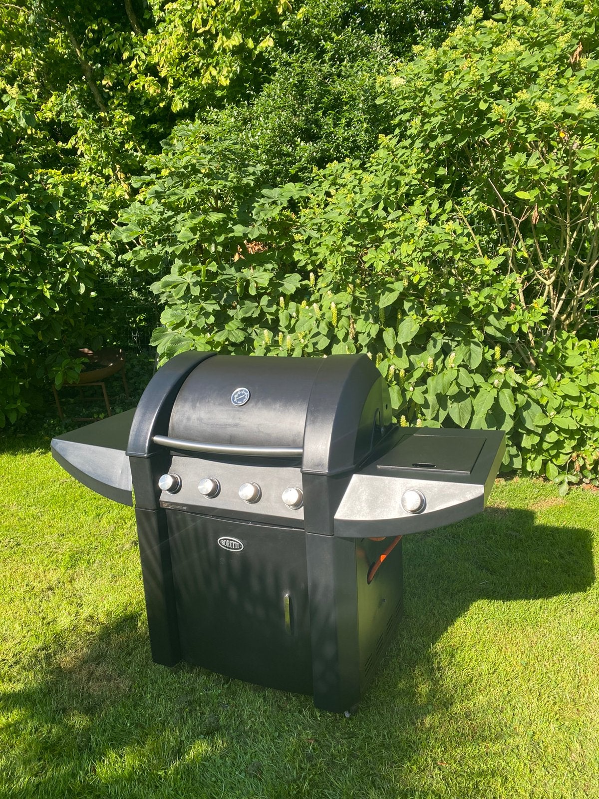 boretti barbecue, Ophalen, Zo goed als nieuw