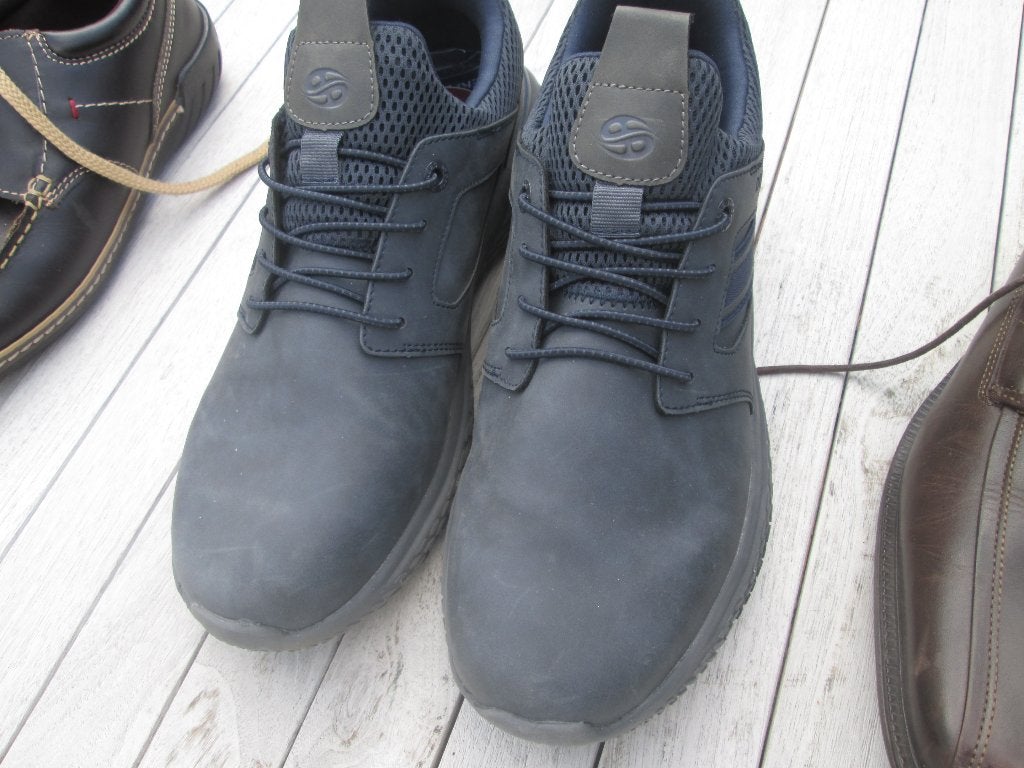 3 paar herenschoenen maten 43/44 zie fotos, Kleding | Heren, Ophalen, Blauw, Sportschoenen, Zo goed als nieuw