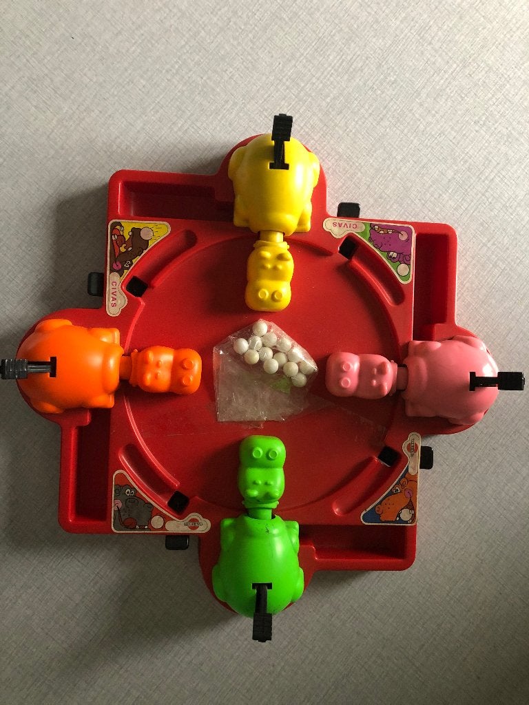 Jeu Hippos gloutons, Enlèvement, Utilisé