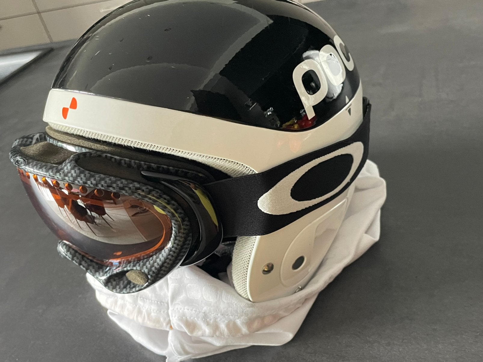 Casque POC skull com et masque ski Oakley enfant, Autres marques, Enlèvement, Utilisé, Autres types