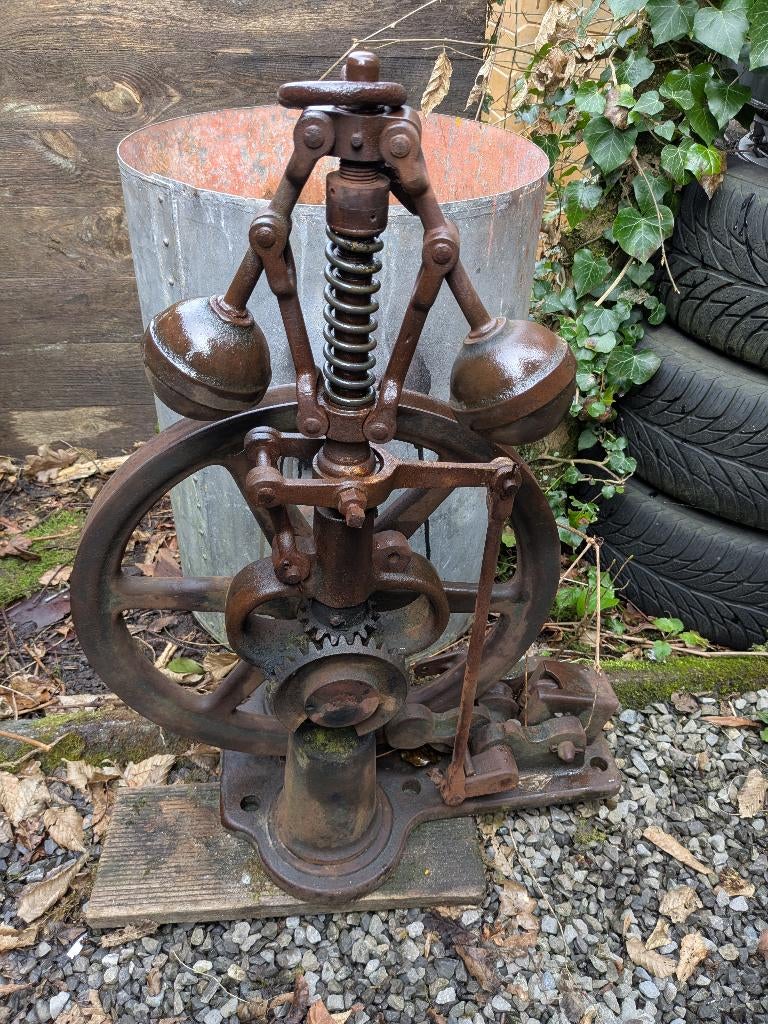 Oude onderdelen voor stoommachines, Ophalen