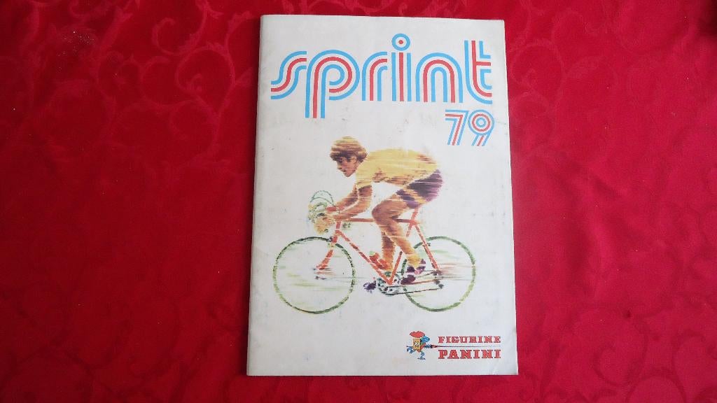 PANINI SPRINT 79 STICKER ALBUM WIELRENNERS ANNO 1979, Verzenden, Zo goed als nieuw, Sticker