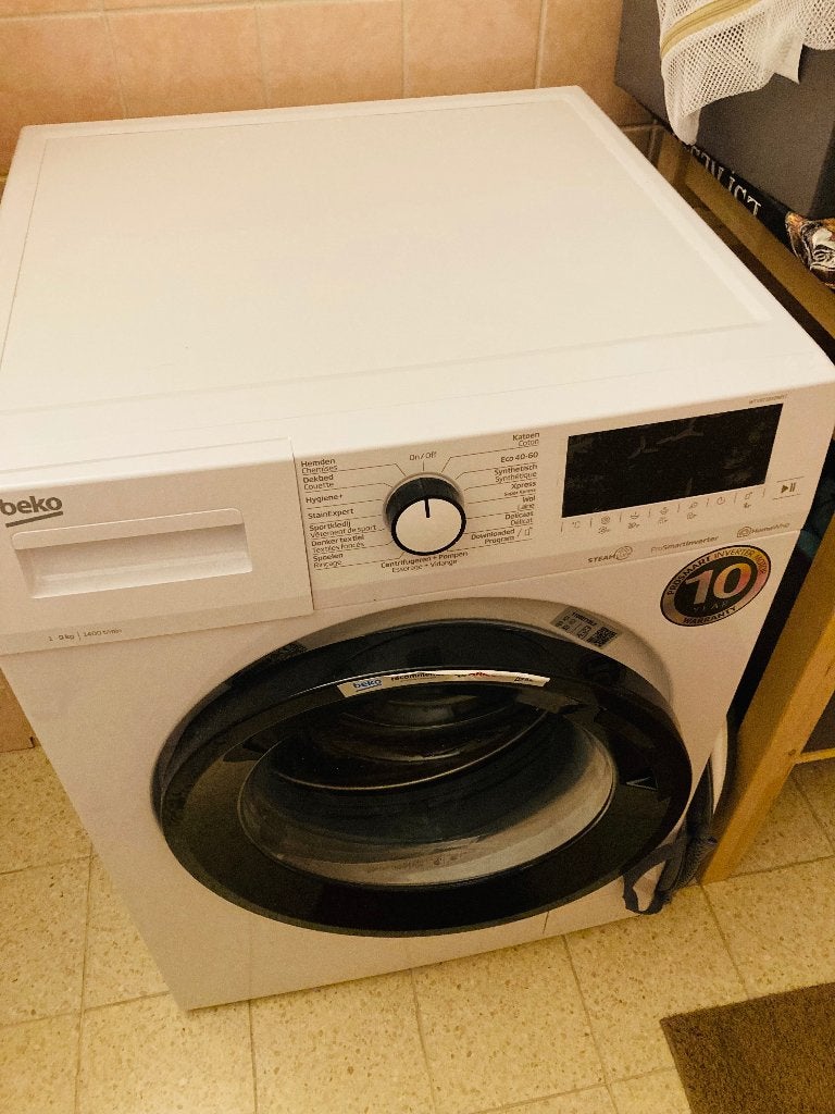 Lave-linge Beko 9kg, Electroménager, 1200 à 1600 tours, 85 à 90 cm, Comme neuf, Chargeur frontal