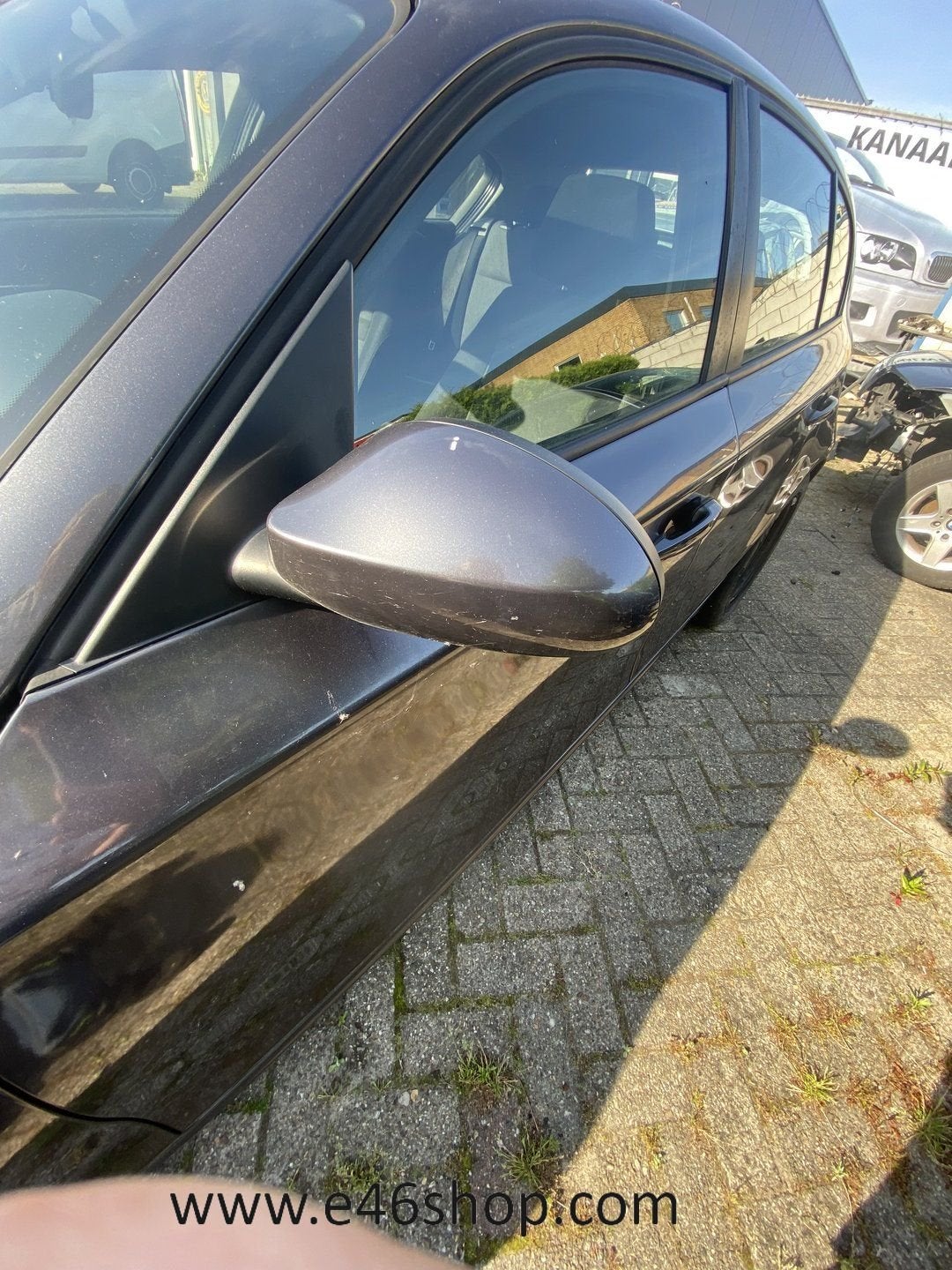 SPIEGEL BMW 1 SERIE E87 2005 SPARKLING GRAPHITE, Auto-onderdelen, Gebruikt, -, -, Ophalen of Verzenden