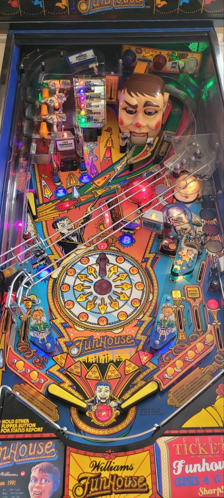Flipper Fun House, Enlèvement