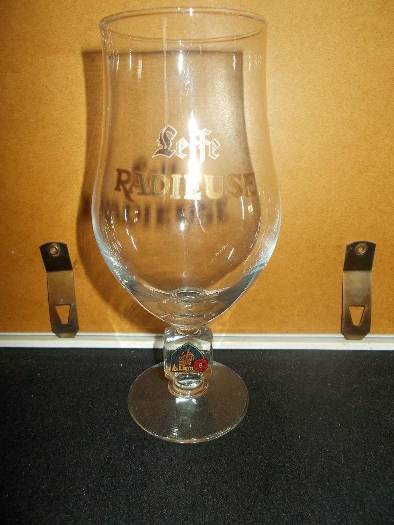 LEFFE - Oud glas RADIEUSE - 90's - GRADE - Mnt- St.- GUIBERT, Verzamelen, Ophalen, Gebruikt, Glas of Glazen, Leffe