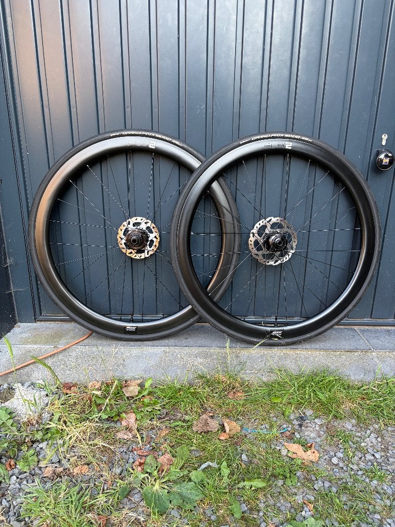 Giant SLR 2 42 carbon wielset (disc) — inclusief banden, Enlèvement, Carbone, Racefiets, Roue