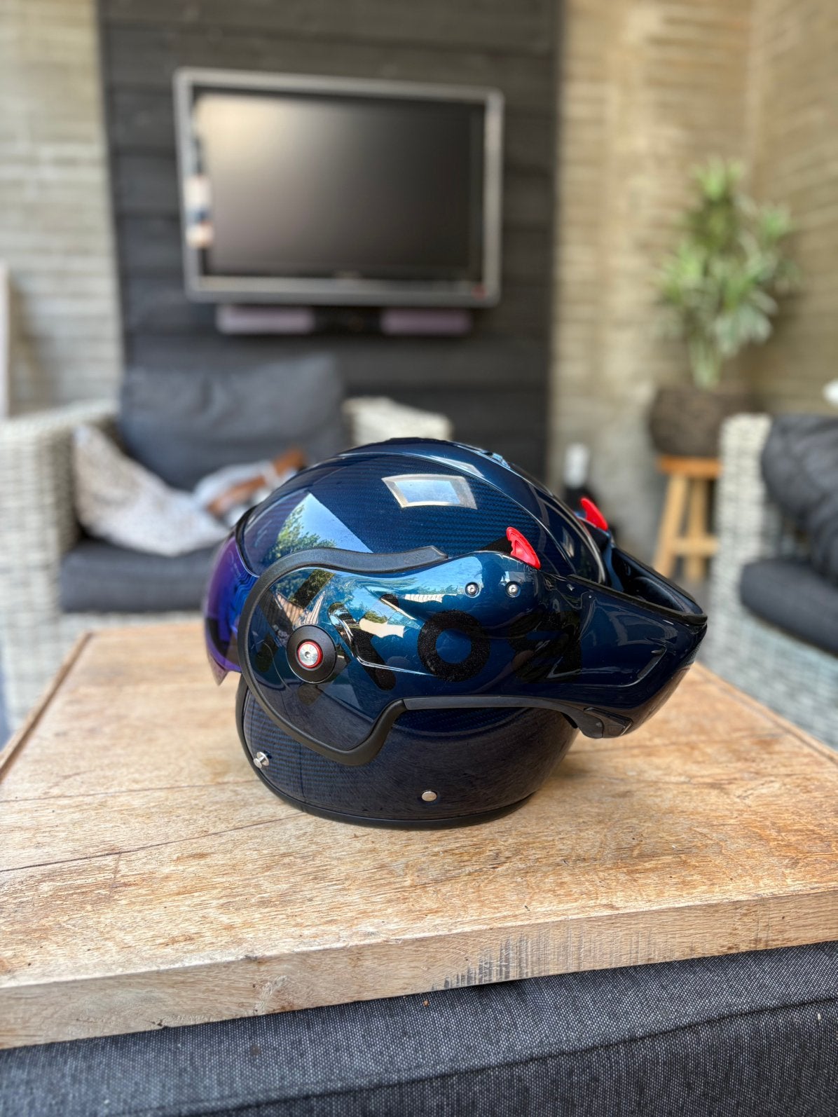 Roof boxxer carbon blauw maat s/m, Ophalen of Verzenden, Zo goed als nieuw