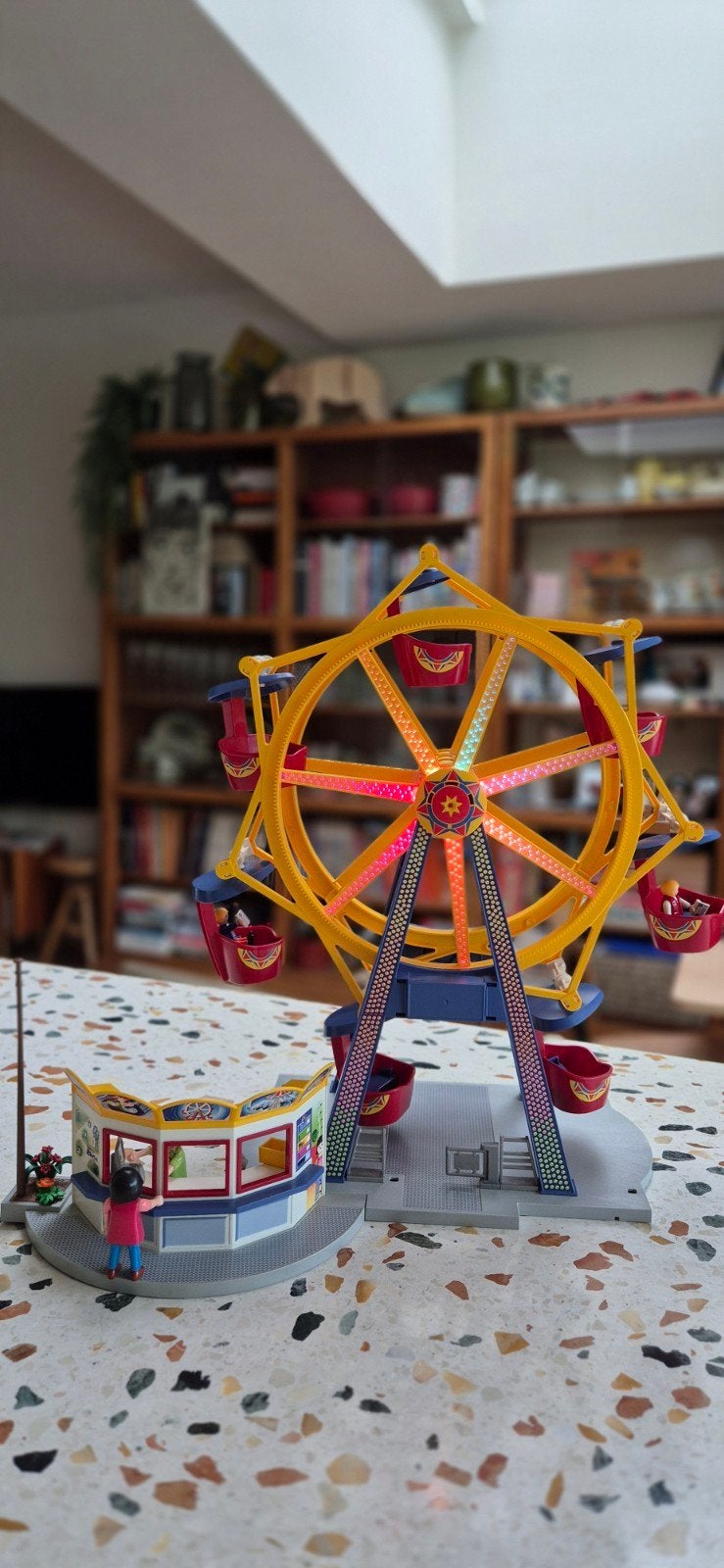 Playmobil reuzenrad, Ophalen
