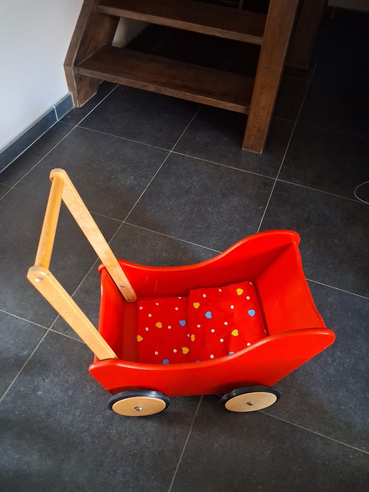 Houten Poppenwagen, Enlèvement, Utilisé
