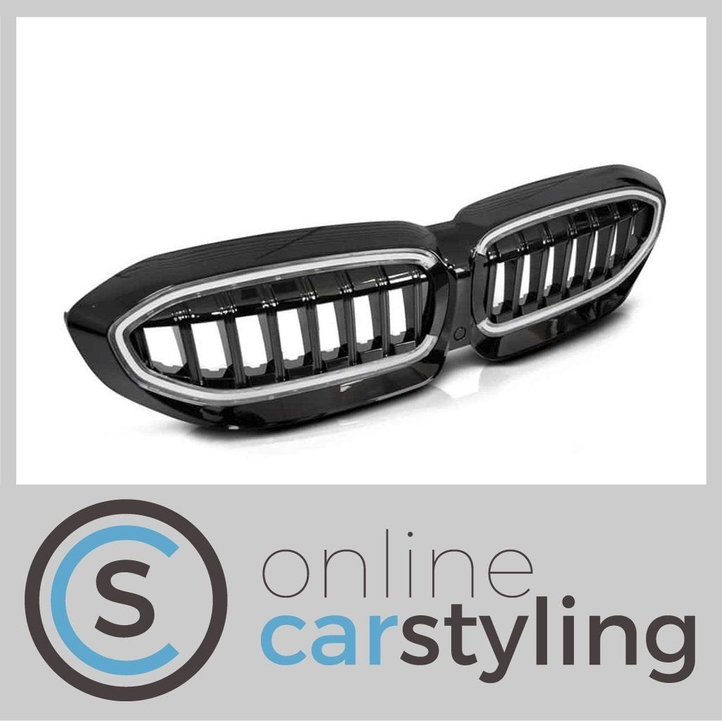 Grill Nieren Glossy Black met LED BMW 3-Serie G20 / G21, Auto-onderdelen, -, -, Nieuw, Ophalen of Verzenden