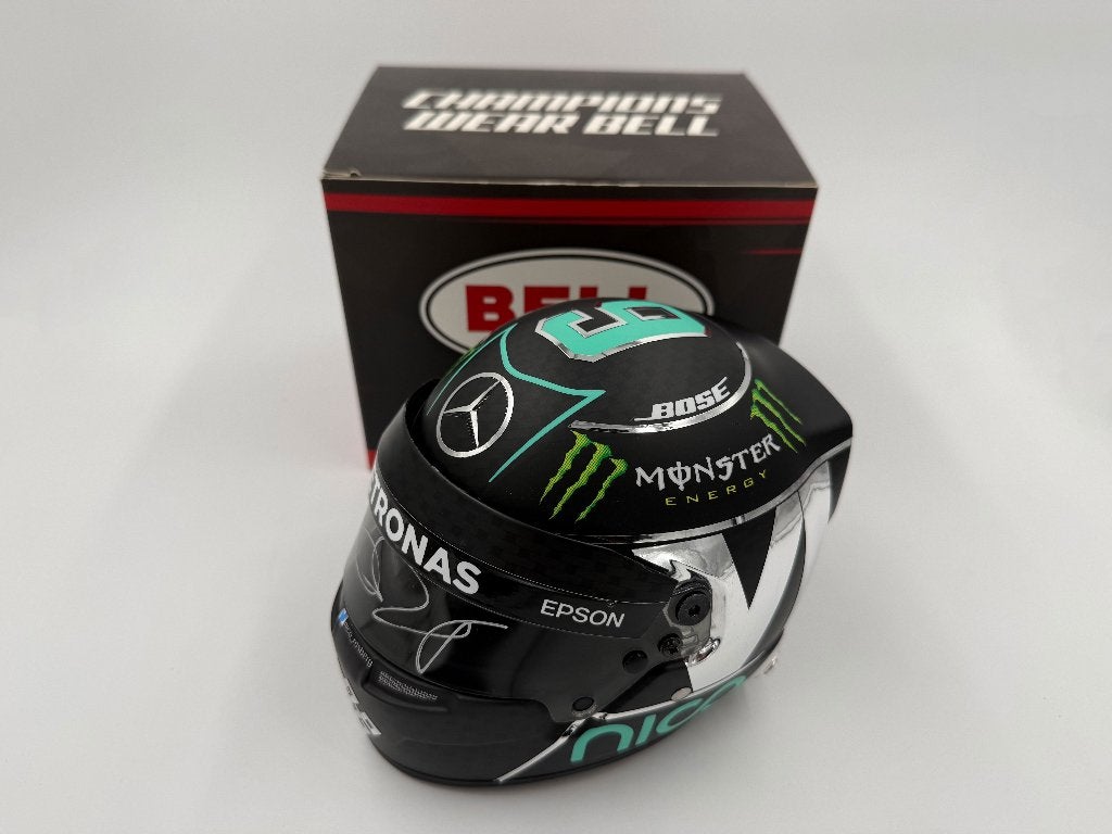 1/2 casque helmet F1 Rosberg 2016 WC Bell (Mercedes) signé, Enlèvement ou Envoi