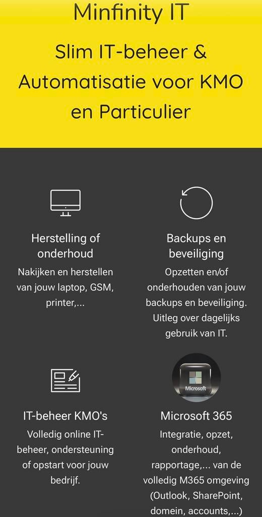 IT-diensten voor particulier én KMO’s, Informatique & Logiciels, Ordinateurs portables Windows, Neuf, Enlèvement ou Envoi