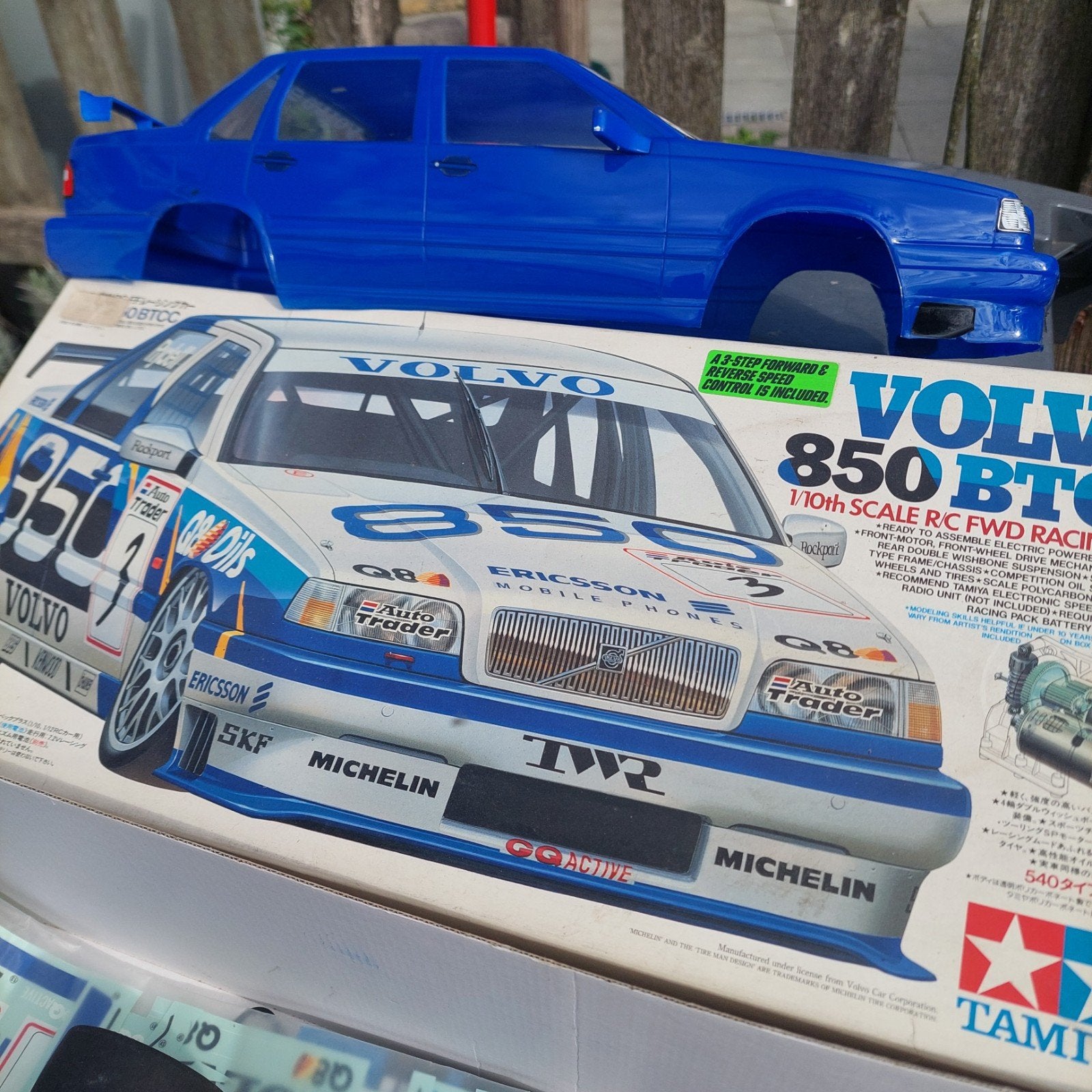 tamiya volvo 850, Ophalen of Verzenden, 1:9 t/m 1:12, Auto