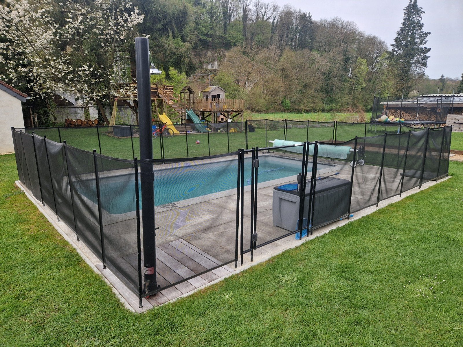 barrière piscine, plein de jeux, Enlèvement