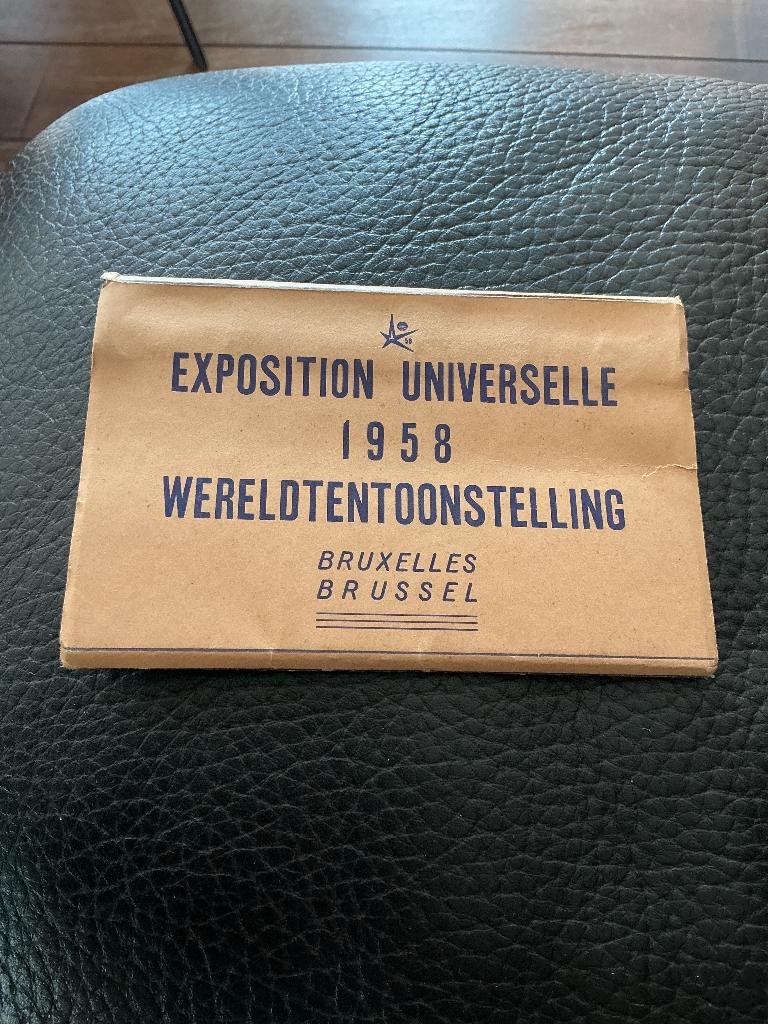 Ensemble cartes postales expo 1958, Collections, Enlèvement ou Envoi, 1940 à 1960, Non affranchie, Bruxelles (Capitale)